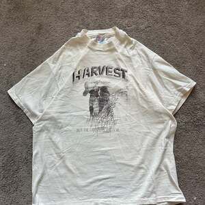 Vintage 1995 The Harvest Religious Graphic T-Shirt Single Stitch Hanes BeefyT XL